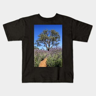 Gum tree among the lavender Kids T-Shirt